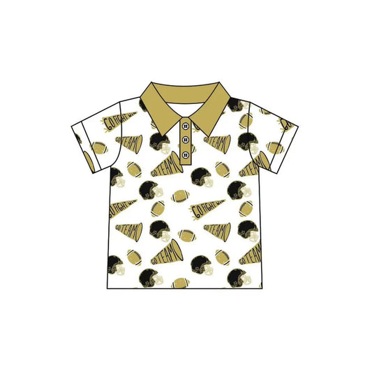 Kids baby custom team short sleeve polo shirt
