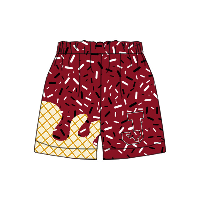 Adult kids family design custom team summer shorts