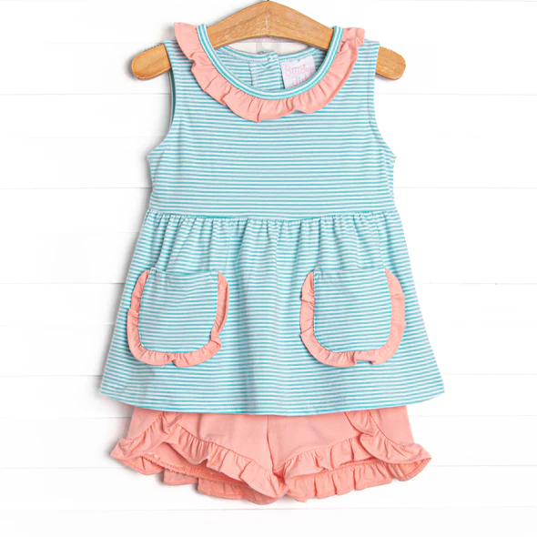 baby girls summer short set