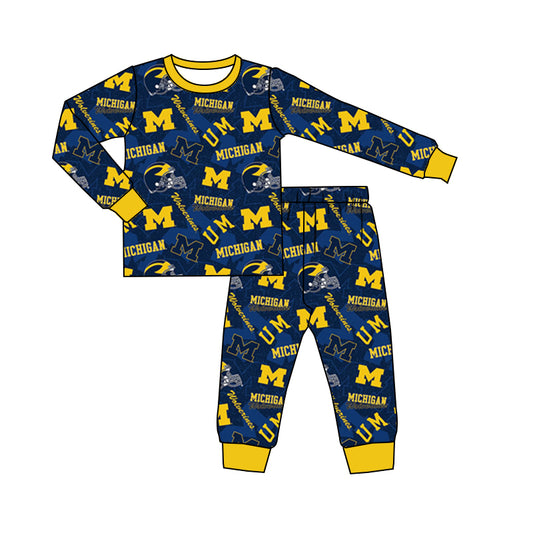 baby boy long sleeve team outfit