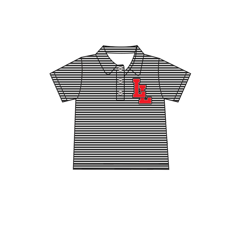 Kids baby custom team short sleeve polo shirt