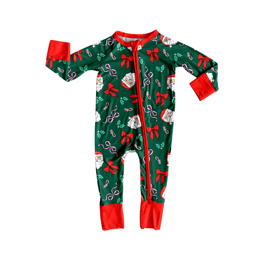 toddle baby Christmas long sleeve zip romper