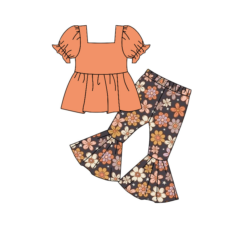 flower girls boutique clothing set