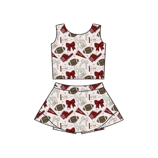 baby girls cheer skirt outfit add liner shorts