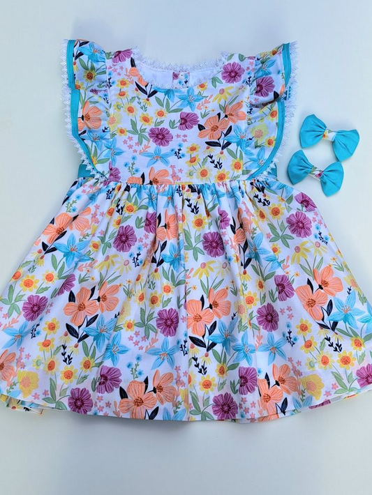 Baby girl spring floral dress