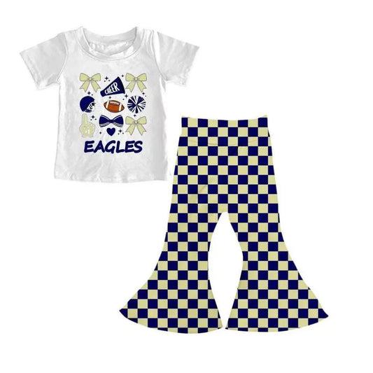 Toddle baby girls custom team short sleeve outfit