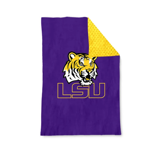 Toddle kids LSU team design soft blanket