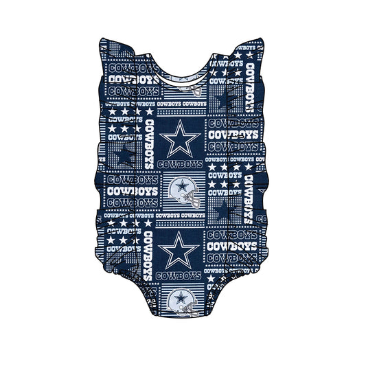 toddle girls team design romper