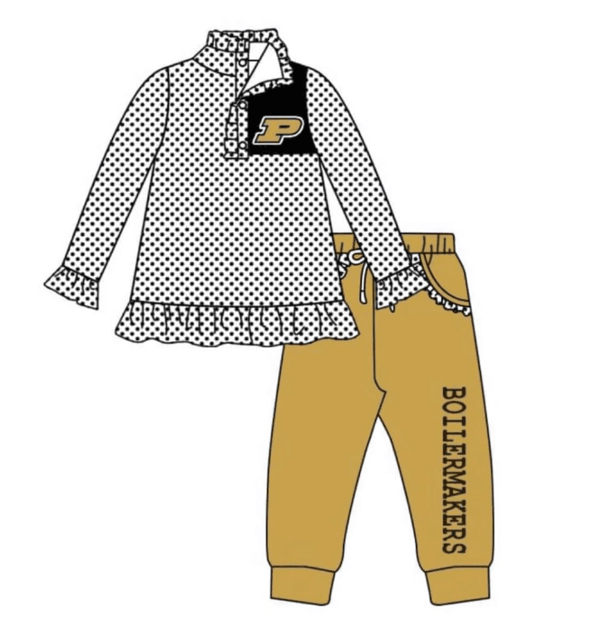 baby boy team design long sleeve outfit