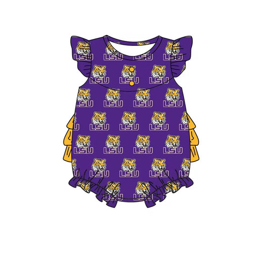 Toddle girl colleague team lsu tiger romper