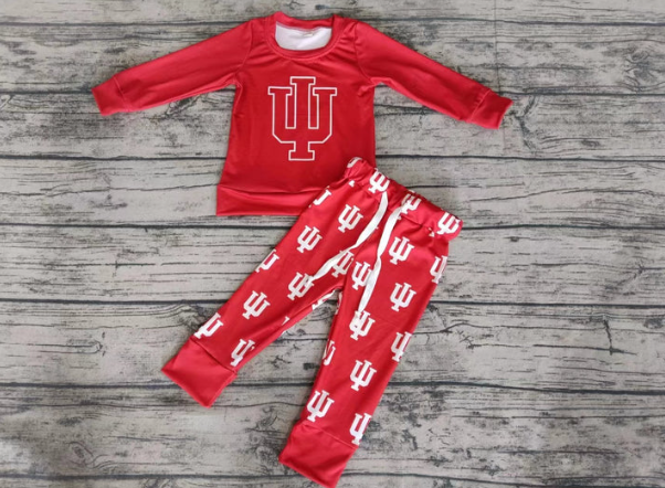 baby boy college team design outfit