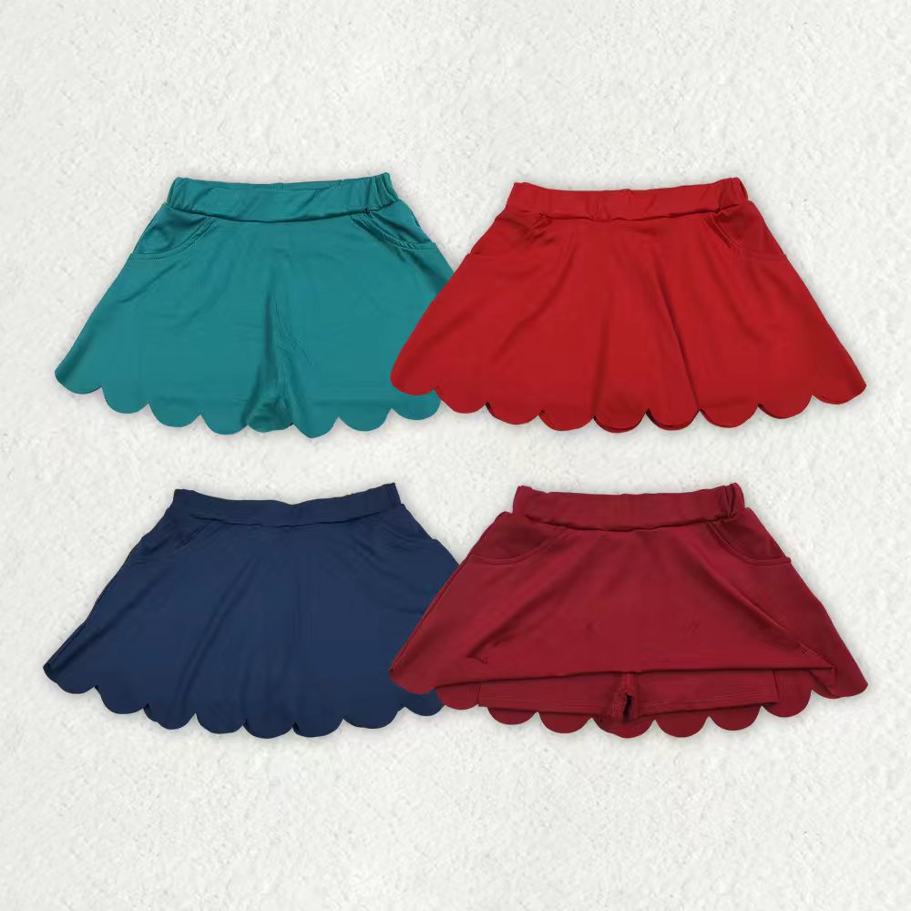 Toddle baby girls green active wear skirt shorts