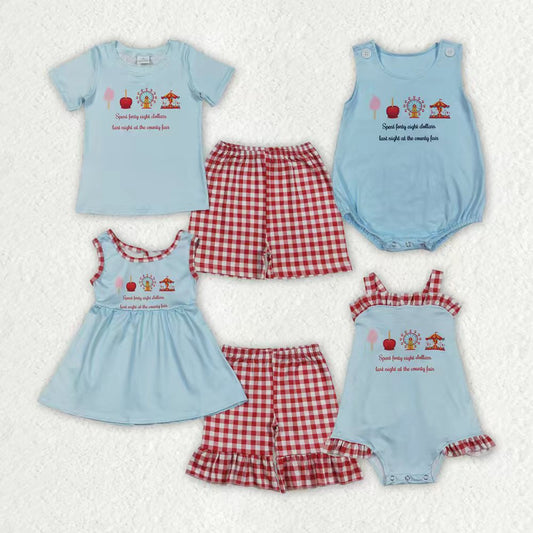 Baby boy county fair summer outfit
