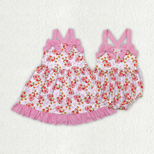 Strawberry design baby girl summer dress