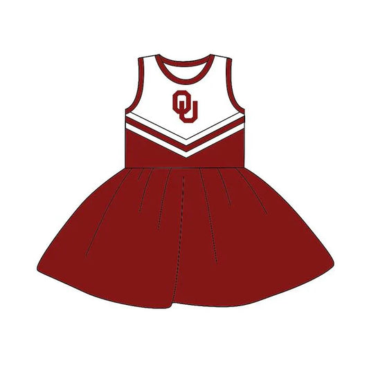 Toddle girls wholesale custom team design dress