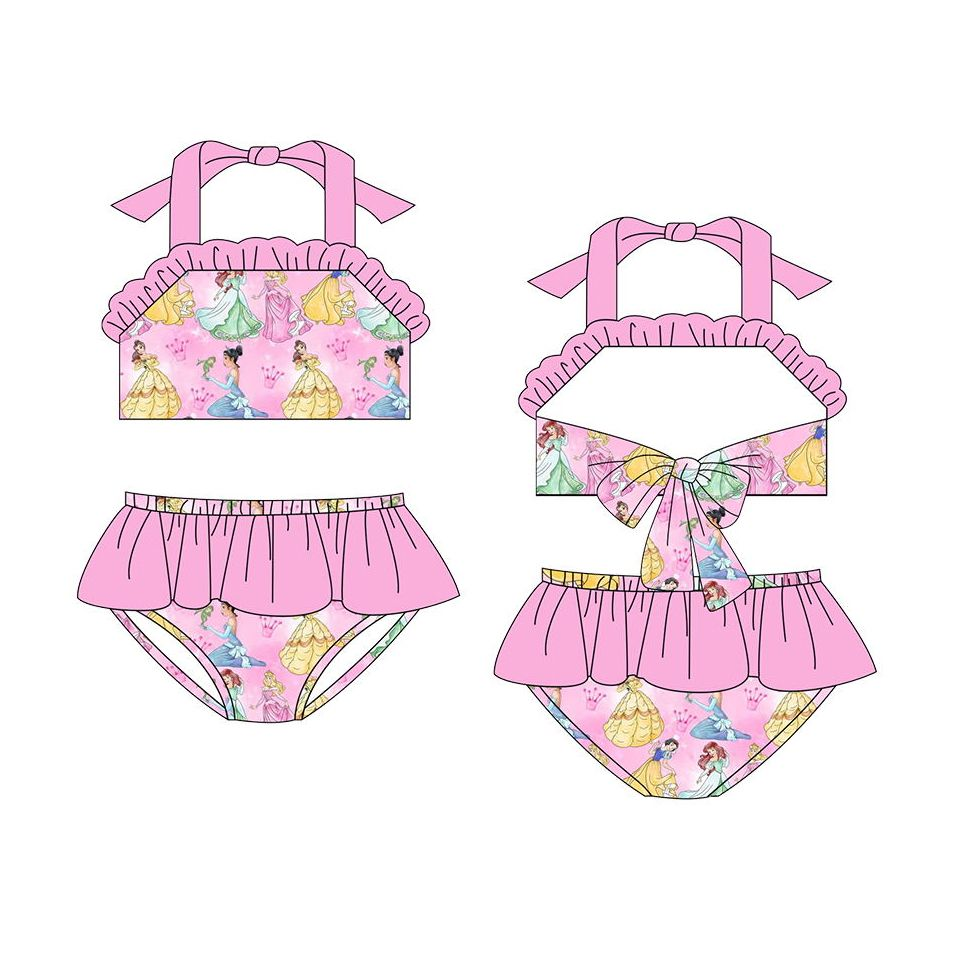 baby girls summer two pieces bathing suit