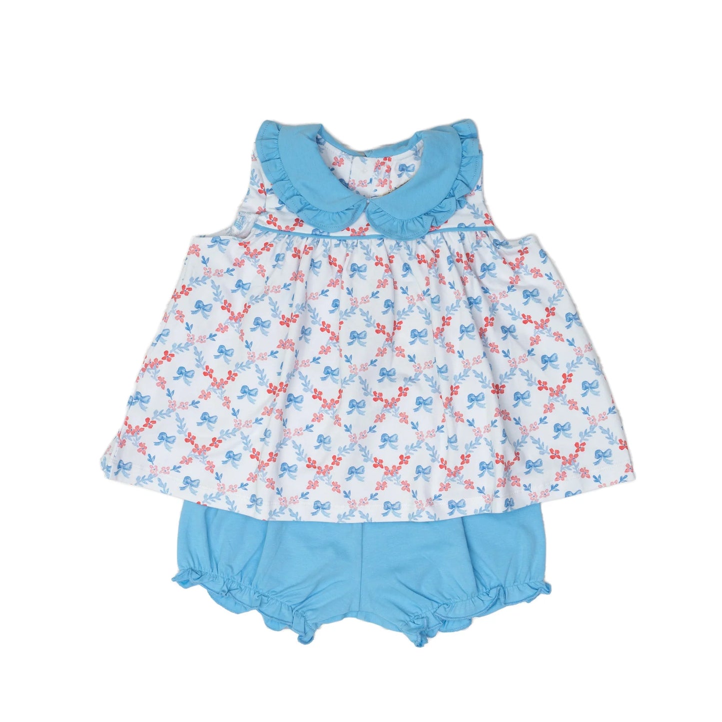 baby  girls floral summer shorts outfit