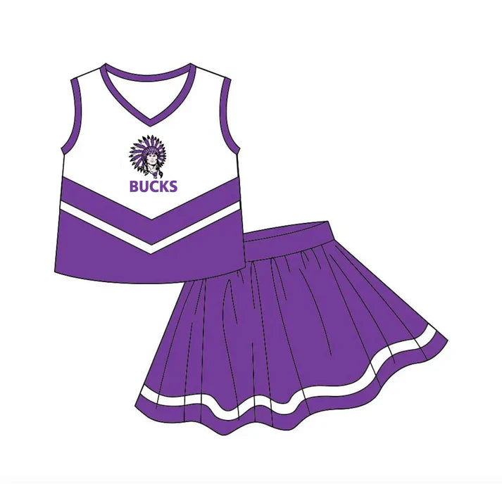 Baby girls custom team cheer outfit add shorts
