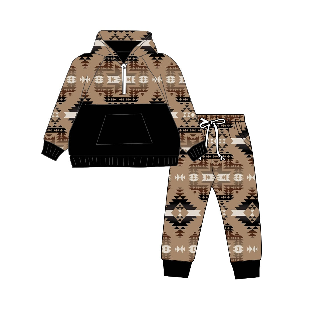 western aztec cowboy long sleeve fall clothes