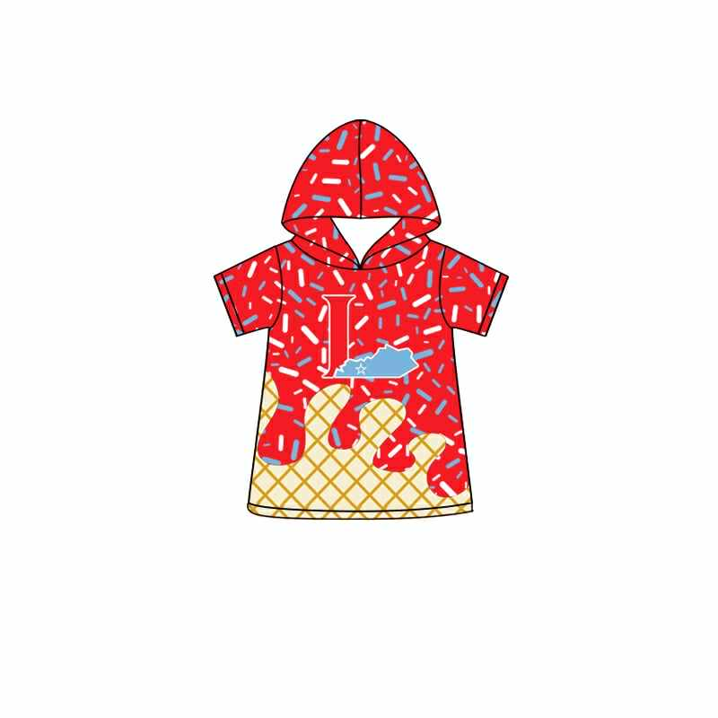 baby boy short sleeve team hoodie top