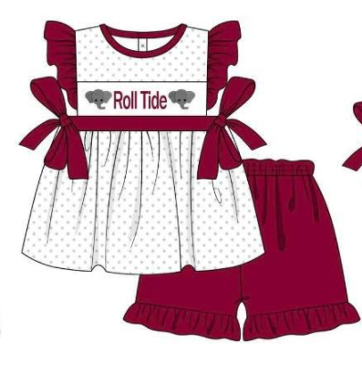baby girl  team design outfit