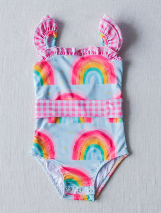 baby girls summer one piece bathing suit