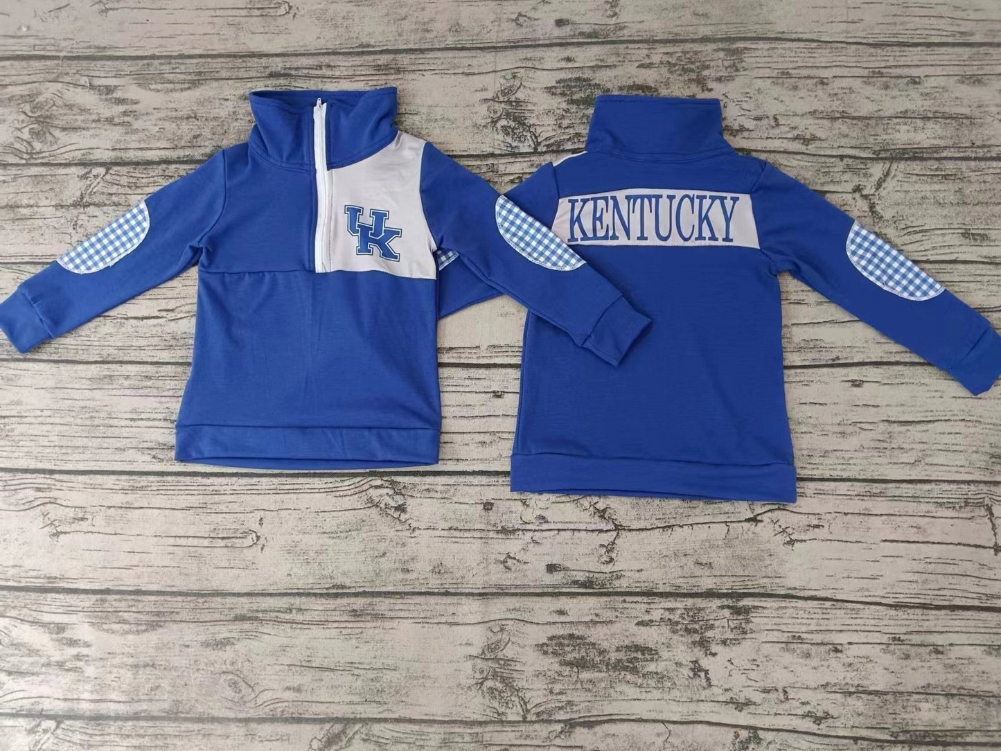 baby boy custom team long sleeve pullover