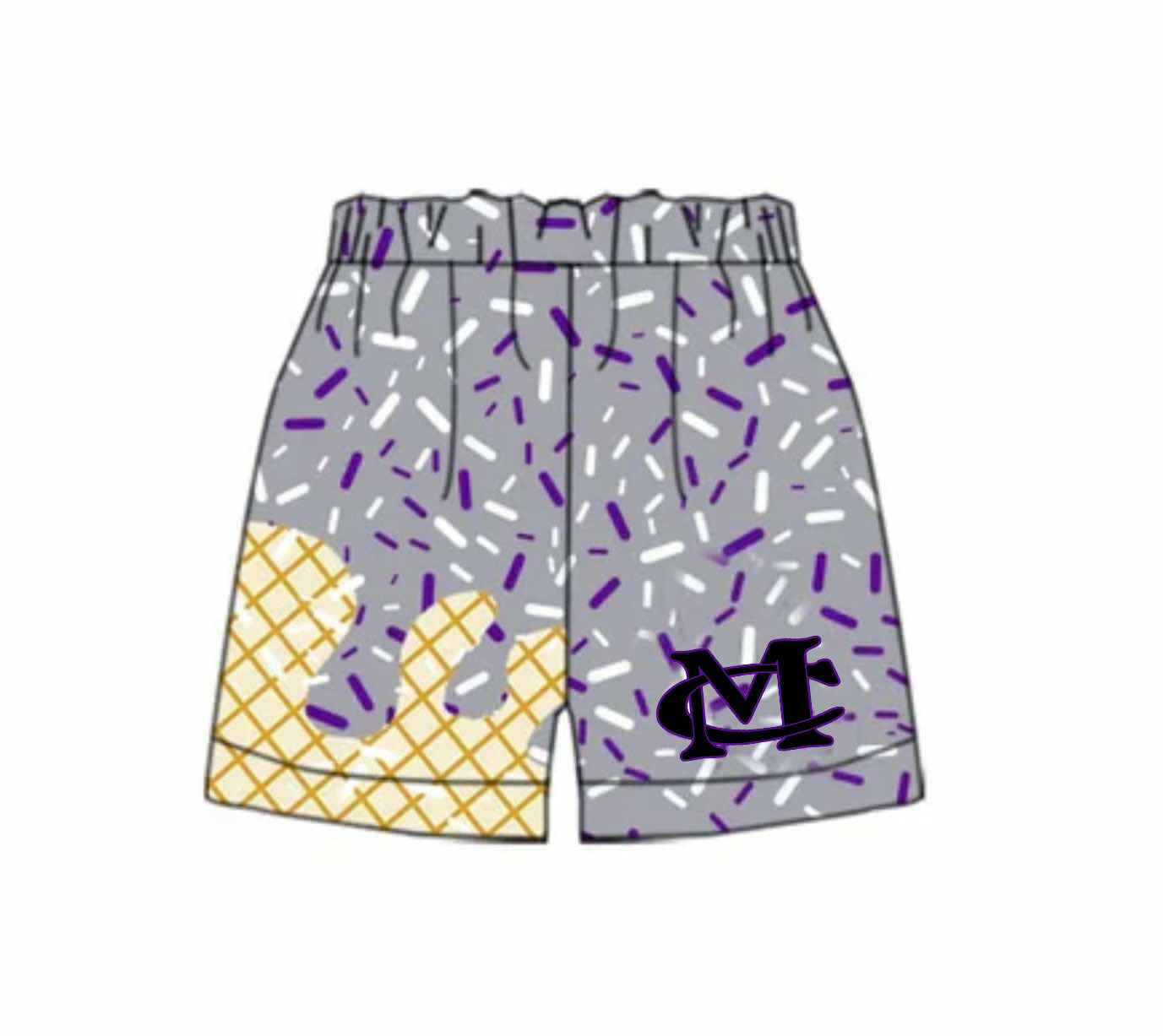 toddle baby  custom team shorts