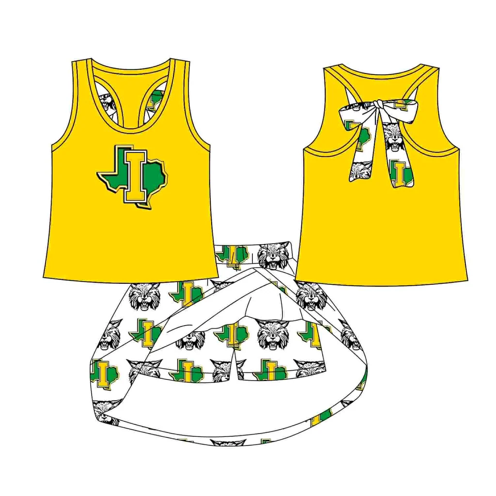 Baby girls custom team cheer outfit add shorts