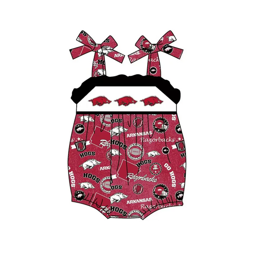 infant baby girls colleague team romper