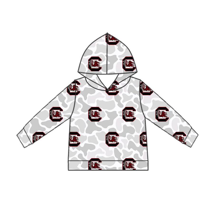 baby boy custom team design hoodie top