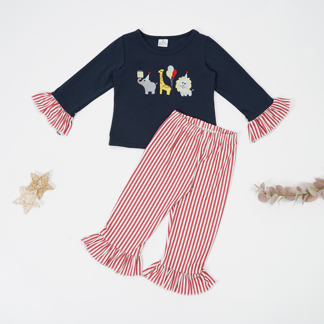 toddle baby girl animal birthday party clothes