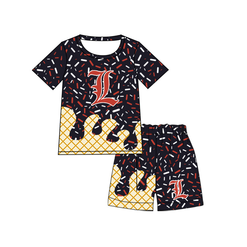 toddle boy short sleeve custom team outfit