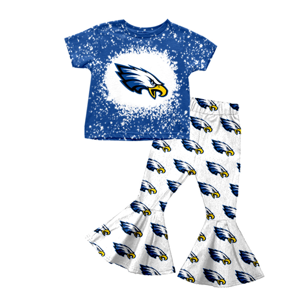 baby blue eagle design outfit