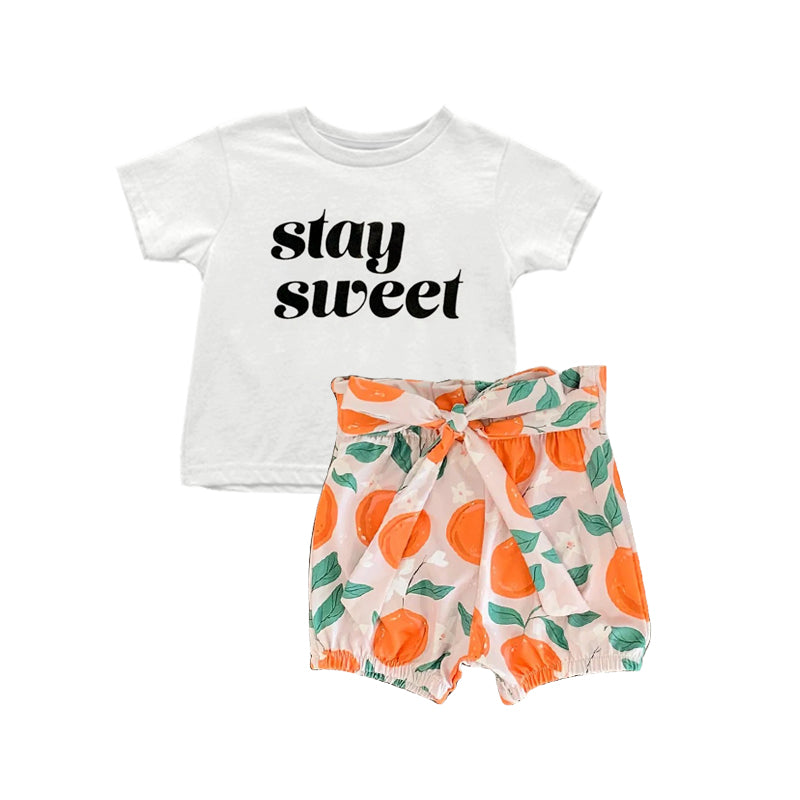 stay sweet peach baby girls summer clothes