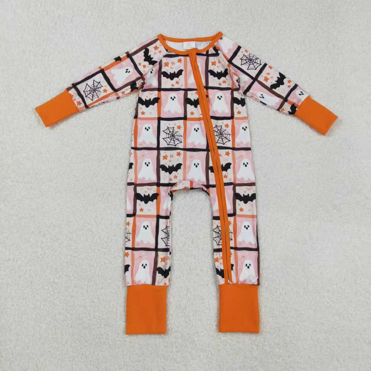 Toddle kids Halloween ghost design matching outfit set