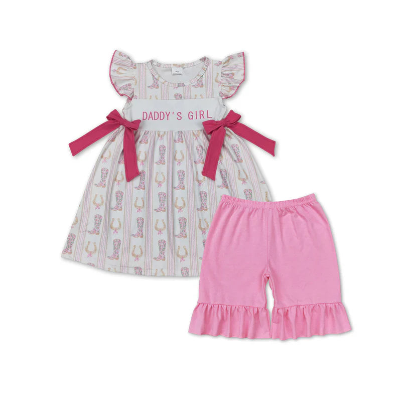 GSD2053+SS0356 Daddys girl summer outfit