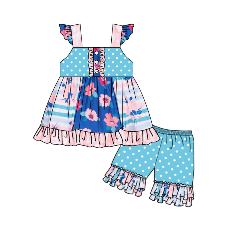 baby  girls  floral boutique set