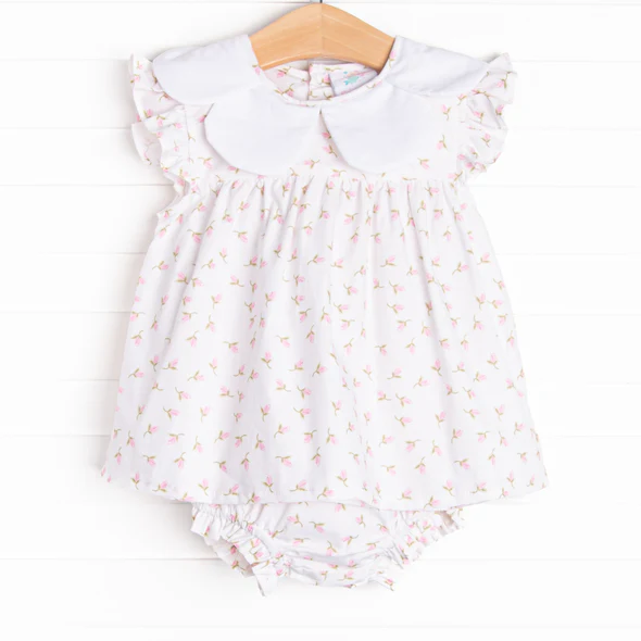 flower girls summer bummies set