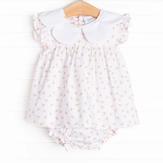flower girls summer bummies set