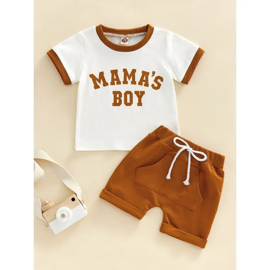 Mamas boy Mothers day kids outfit