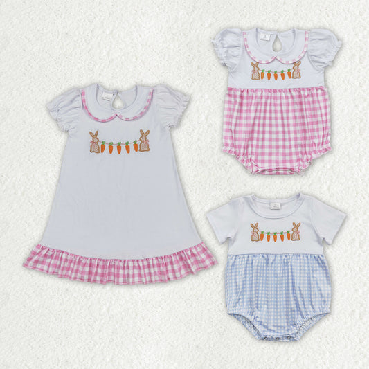 baby girls easter bunny carrot matching clothes