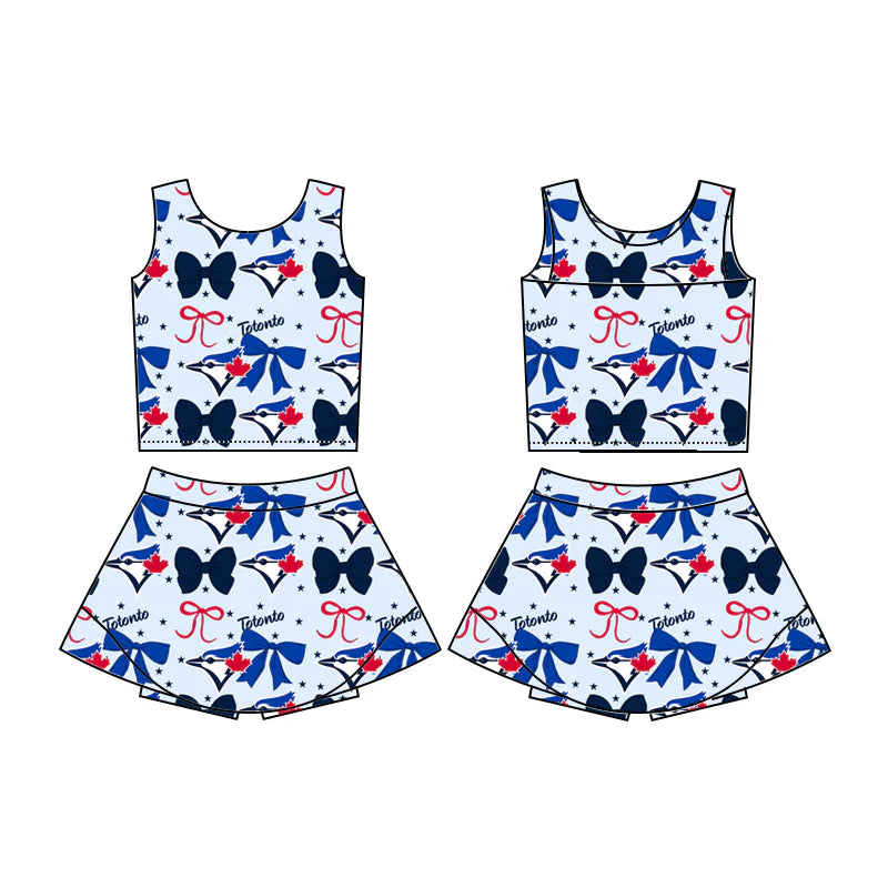 toddle girls custom team skirt dress swim fabrics