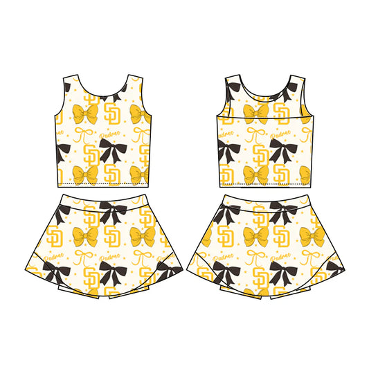 toddle girls custom team skirt dress swim fabrics
