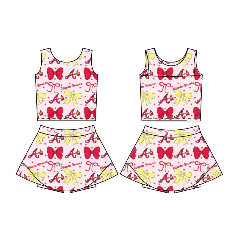 toddle girls custom team skirt dress swim fabrics