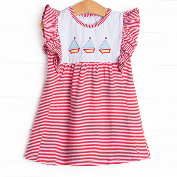 Baby girl sailboat summer dress