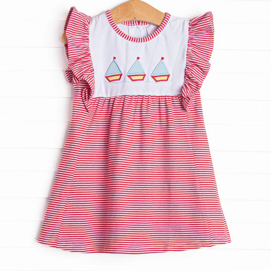 Baby girl sailboat summer dress