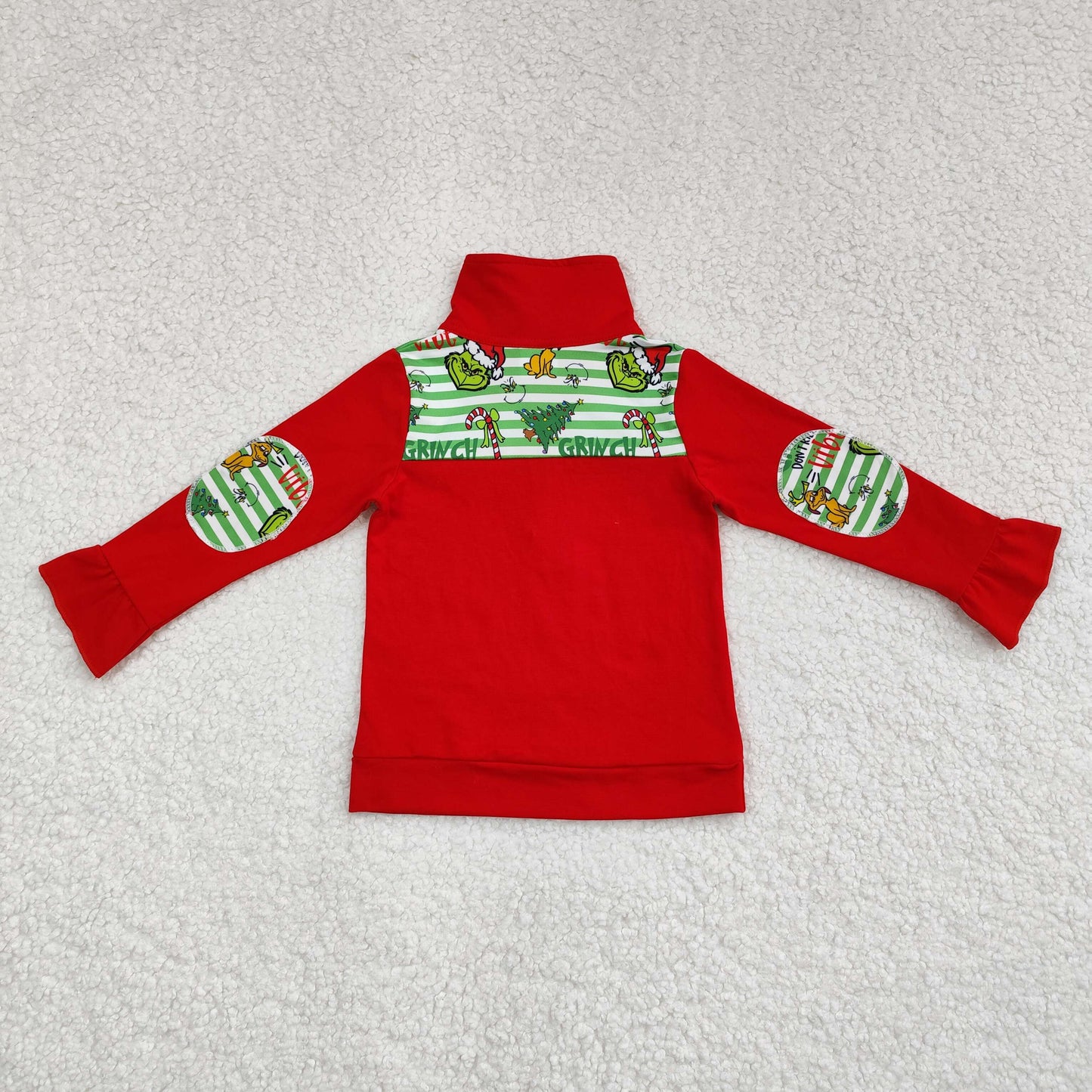 sister brother christmas green face long sleeve matching sibling clothes