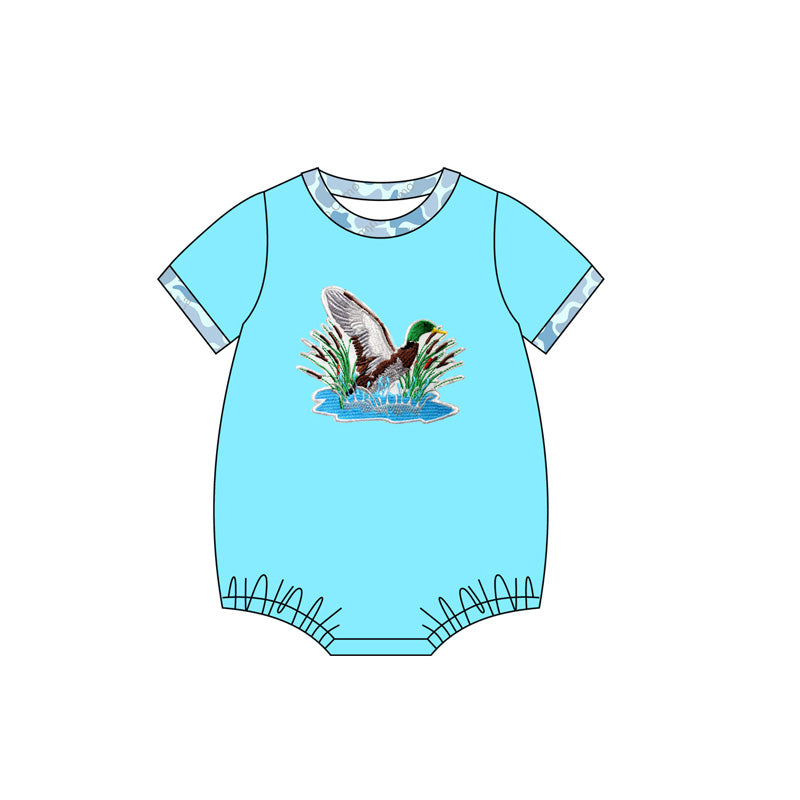 toddle baby boy mallard duck design romper