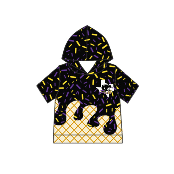 Adult custom team long sleeve hoodie top